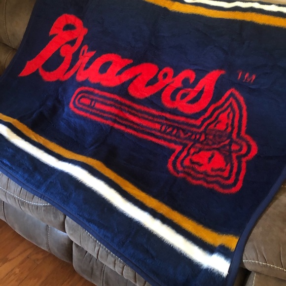 MLB Bedding Atlanta Braves Blanket Mlb Brand Like New Poshmark